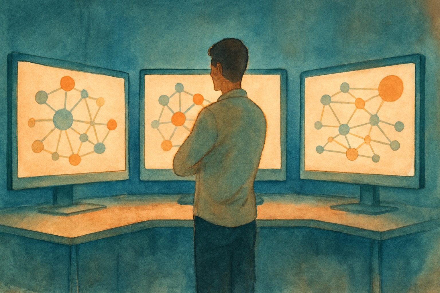 Three-layer protocol stack diagram showing MCP, A2A, and WebMCP working together for AI agents