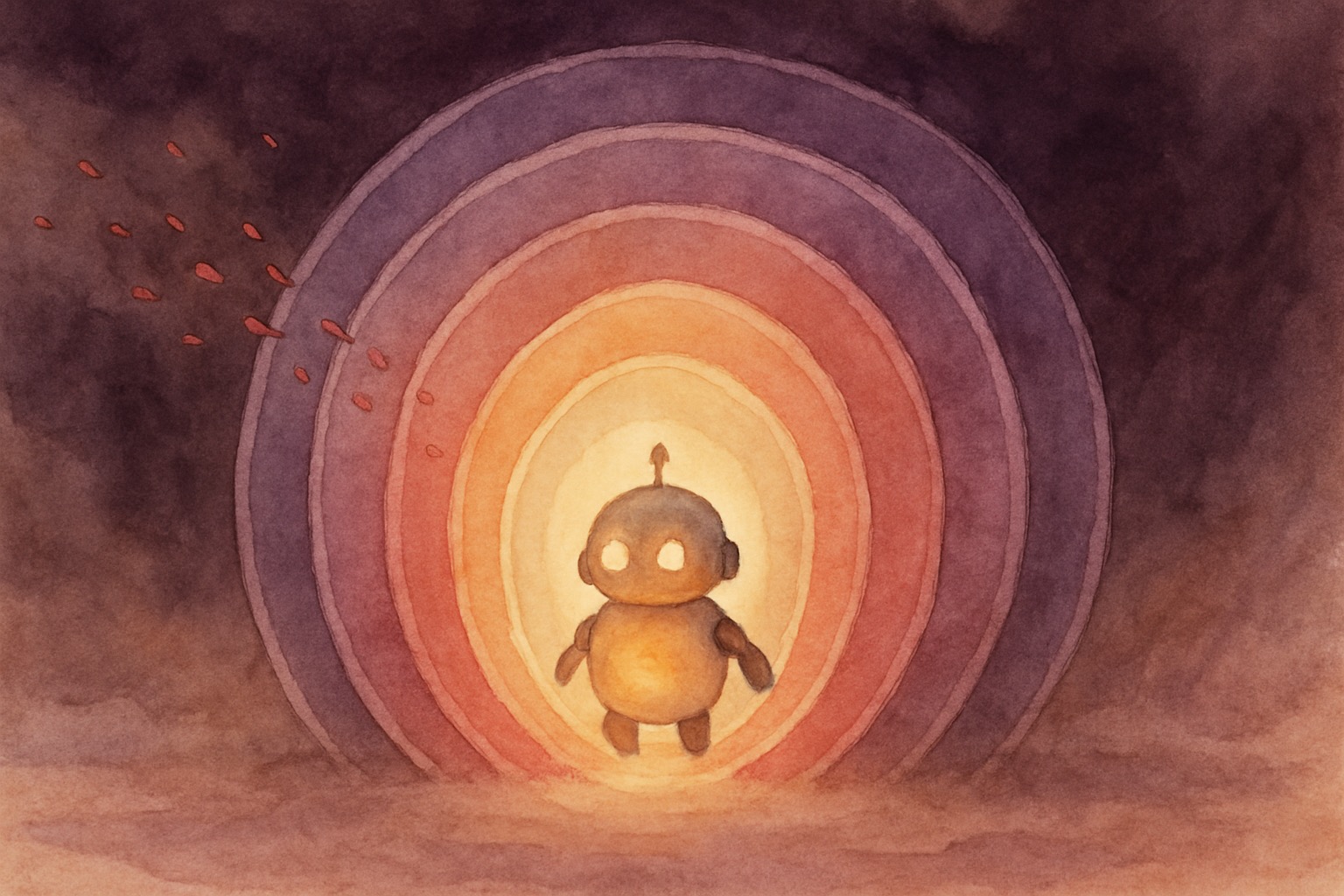 Layered shield diagram representing defense-in-depth security architecture for AI agents